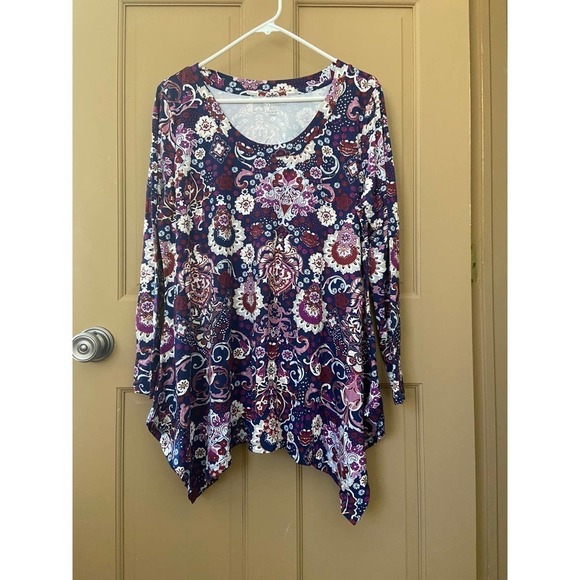 Jessica London Tops - Jessica London Floral Shirt Women's Size 14/16 NWT
